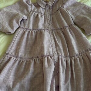 Ivy City Co Lavender Textured Dress